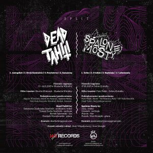 Spalone Mosty / Dead Tahiti - split LP