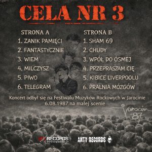 CELA NR 3 - Jarocin '87 LP